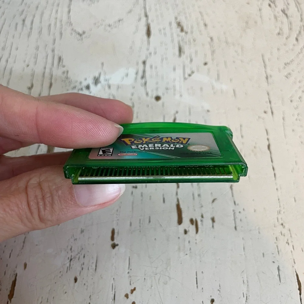 Pokemon Emerald Version Nintendo Game Boy Advance GBA Remake Model Tested Works
